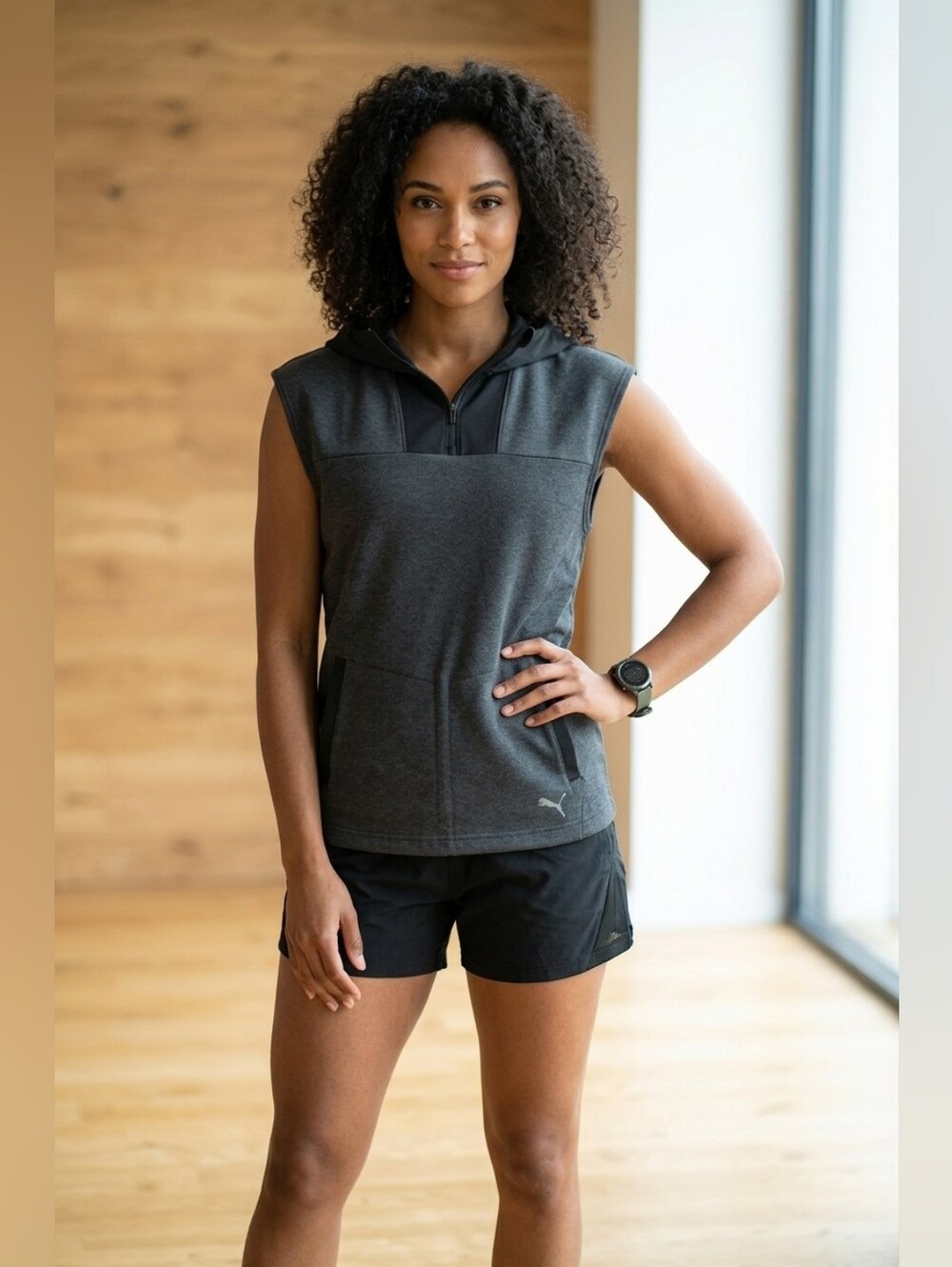 Puma short sleeve hoodie UNISEX